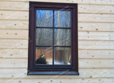 деревянные окна в деревянный дом